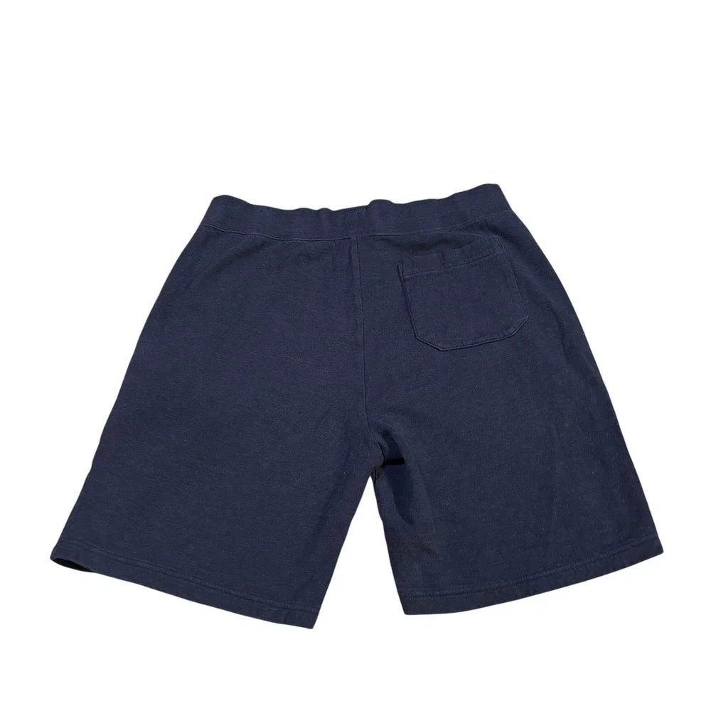 Polo Ralph‎ Lauren Mens Blue Sweat Shorts with Zipper Pockets